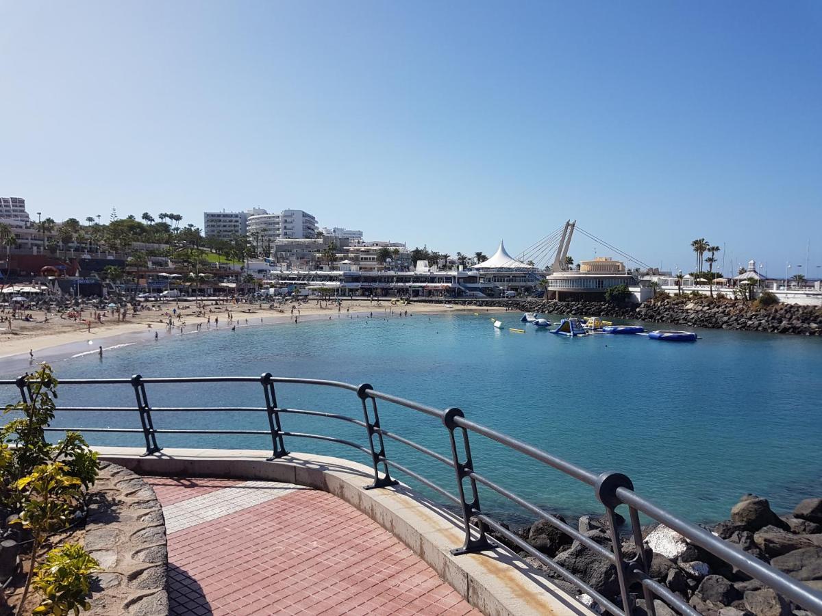 Borinquen Only 280 Meters To The Beach, Balcony With Sea View, Heated Pool, Wifi Playa de las Américas Kültér fotó