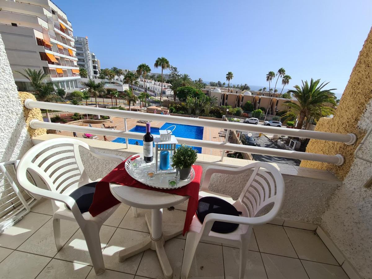 Borinquen Only 280 Meters To The Beach, Balcony With Sea View, Heated Pool, Wifi Playa de las Américas Kültér fotó