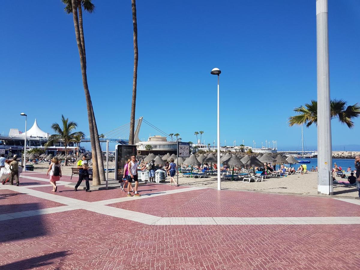 Borinquen Only 280 Meters To The Beach, Balcony With Sea View, Heated Pool, Wifi Playa de las Américas Kültér fotó
