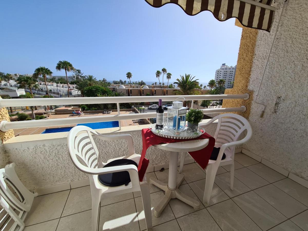 Borinquen Only 280 Meters To The Beach, Balcony With Sea View, Heated Pool, Wifi Playa de las Américas Kültér fotó