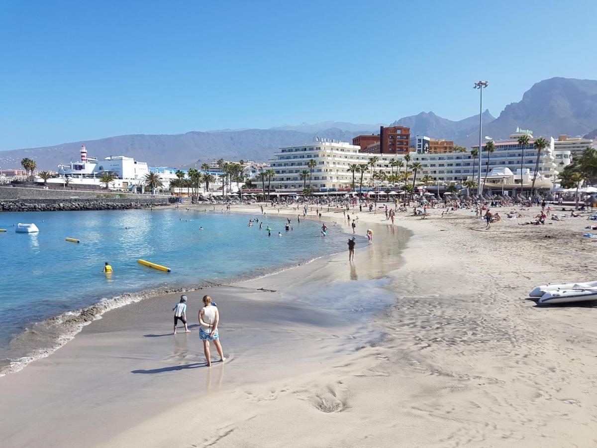 Borinquen Only 280 Meters To The Beach, Balcony With Sea View, Heated Pool, Wifi Playa de las Américas Kültér fotó