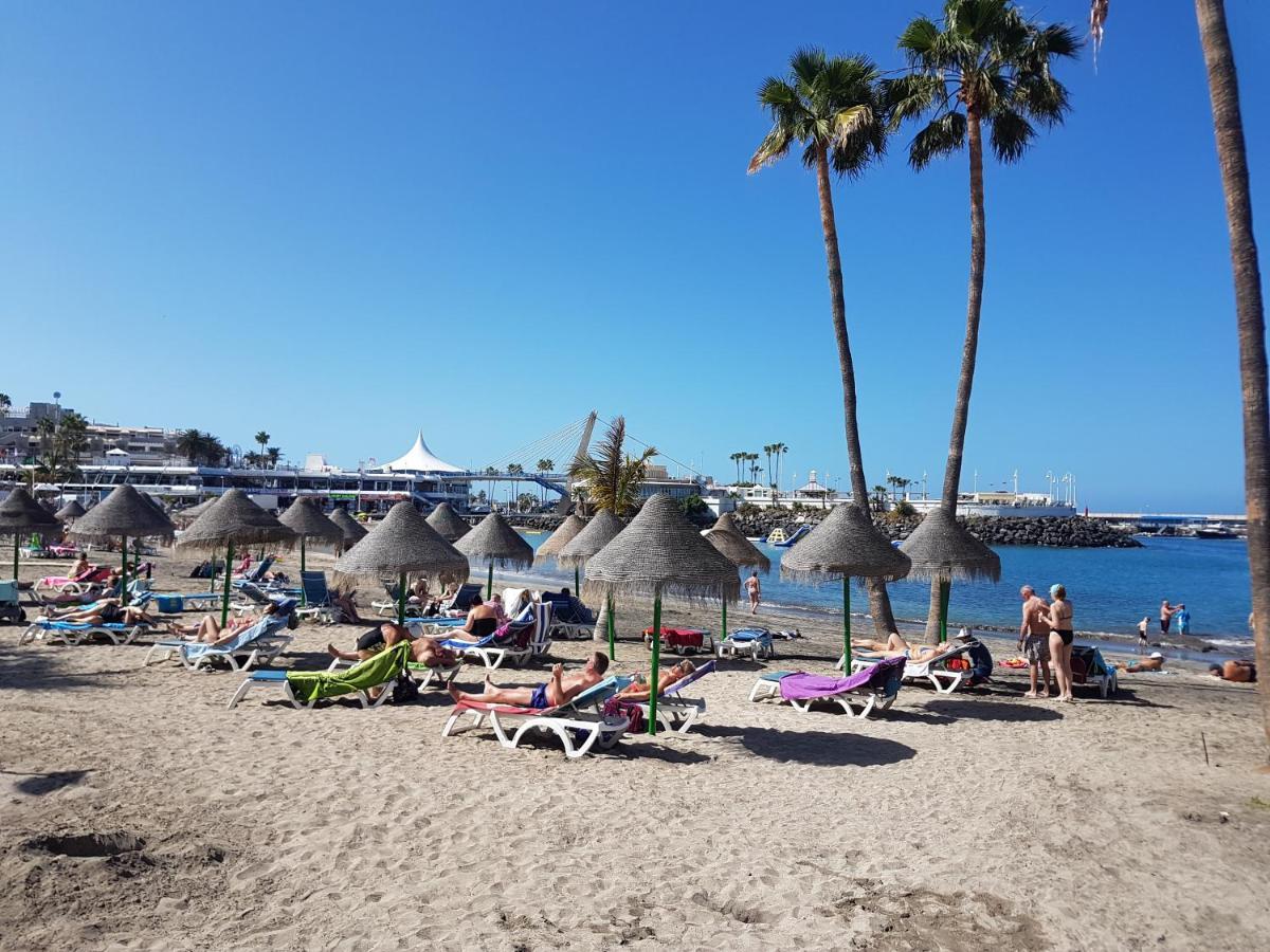 Borinquen Only 280 Meters To The Beach, Balcony With Sea View, Heated Pool, Wifi Playa de las Américas Kültér fotó