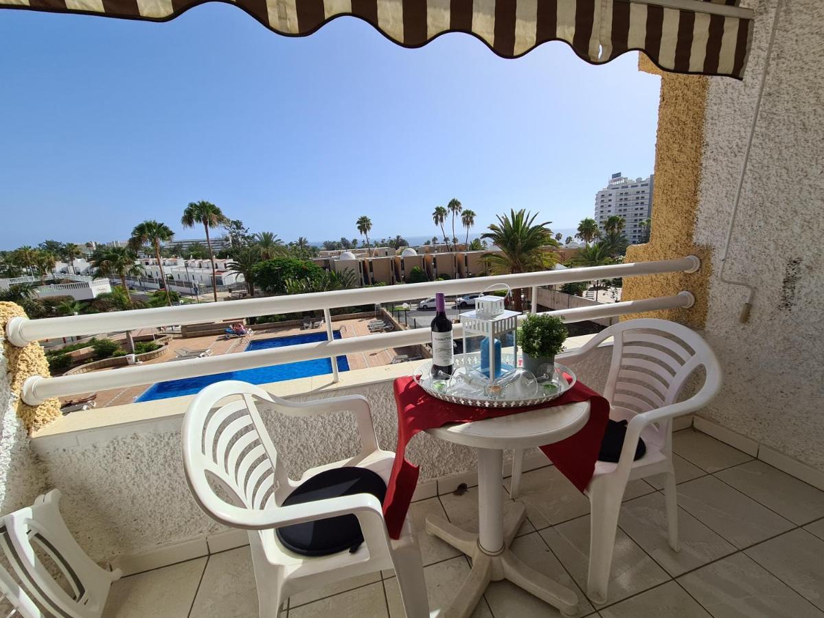 Borinquen Only 280 Meters To The Beach, Balcony With Sea View, Heated Pool, Wifi Playa de las Américas Kültér fotó